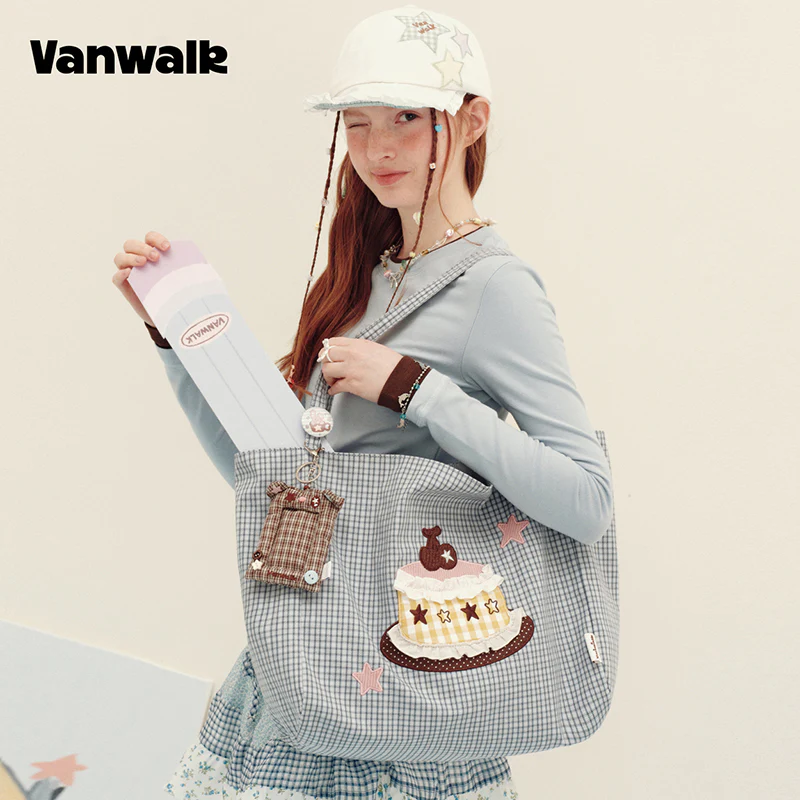 vanwalk Large Capacity Planner House Series Shoulder Bag v3018 - Image 2