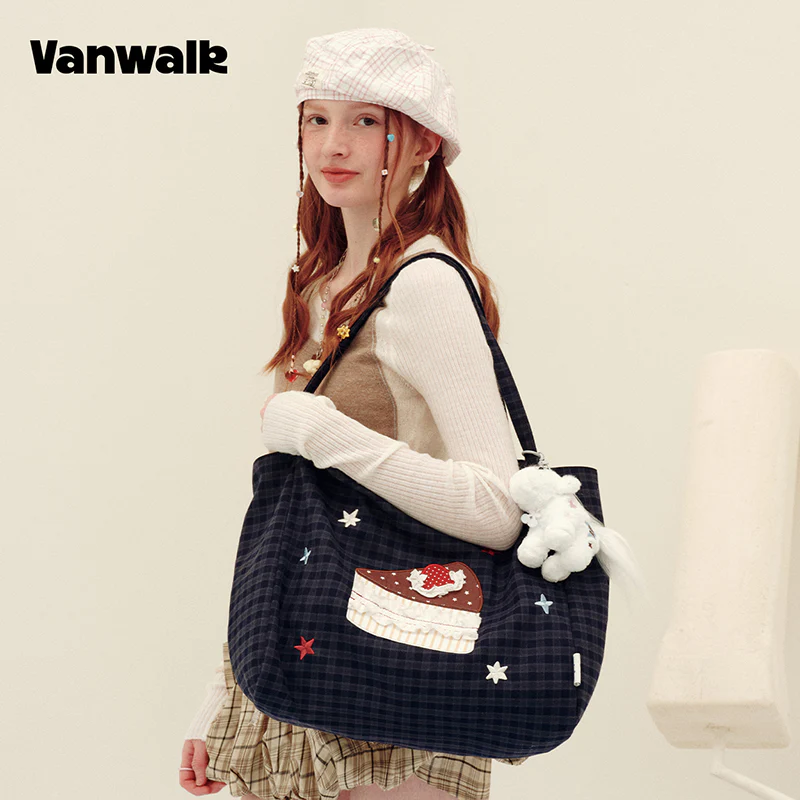 vanwalk Large Capacity Planner House Series Shoulder Bag v3018 - Image 3