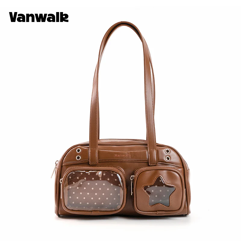vanwalk Multi-Pocket Planner House Series Shoulder Bag v3032 - Image 7