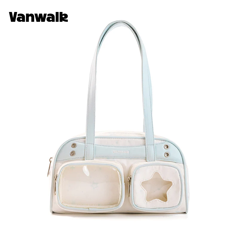 vanwalk Multi-Pocket Planner House Series Shoulder Bag v3032 - Image 8