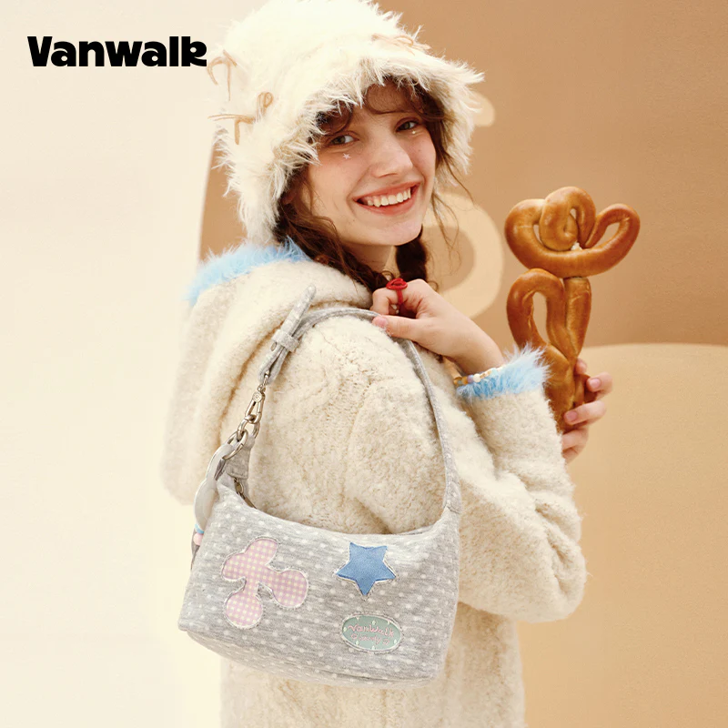 VANWALK Pinecone Tribe Series Original Shoulder Bags Handbag V2979 - Image 3