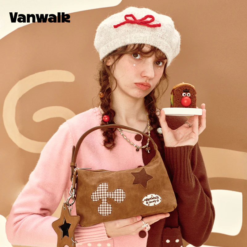VANWALK Pinecone Tribe Series Original Shoulder Bags Handbag V2979 - Image 4