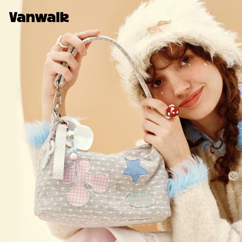 VANWALK Pinecone Tribe Series Original Shoulder Bags Handbag V2979 - Image 5