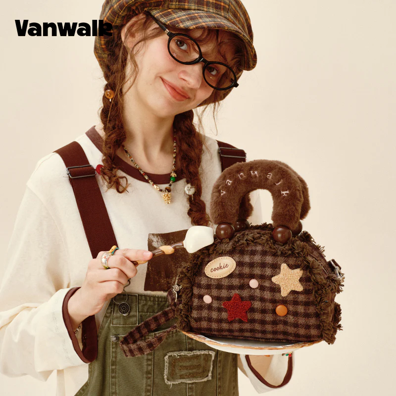 VANWALK Pinecone Tribe Series Original Shoulder Bags Handbag V2992 - Image 3