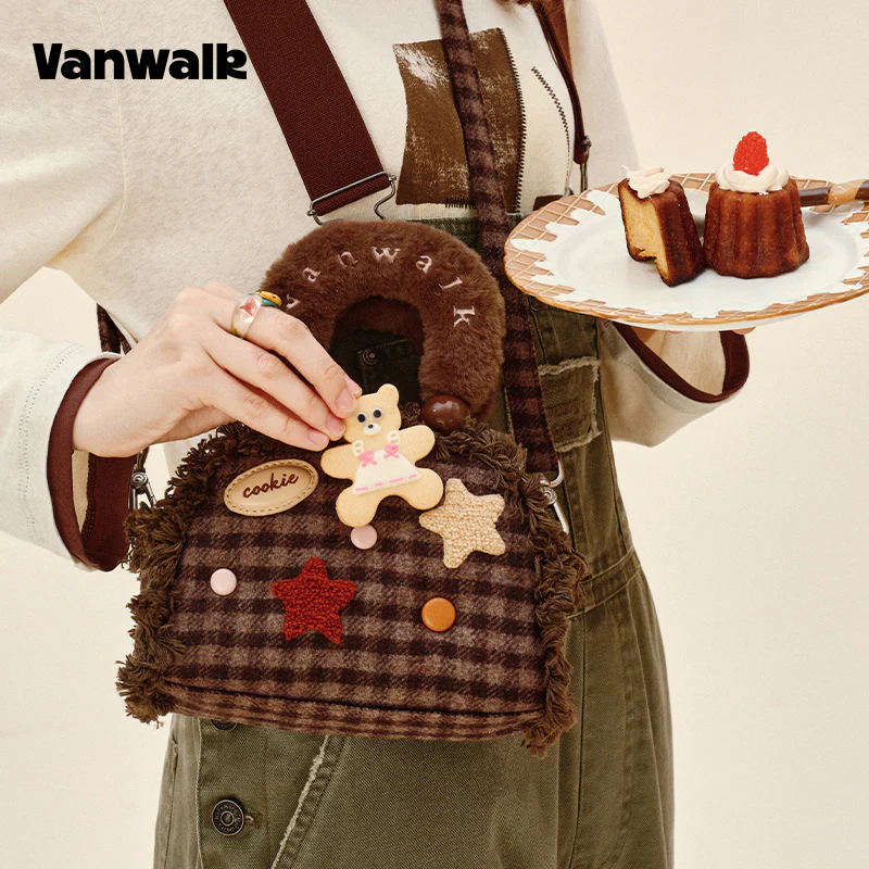 VANWALK Pinecone Tribe Series Original Shoulder Bags Handbag V2992 - Image 9