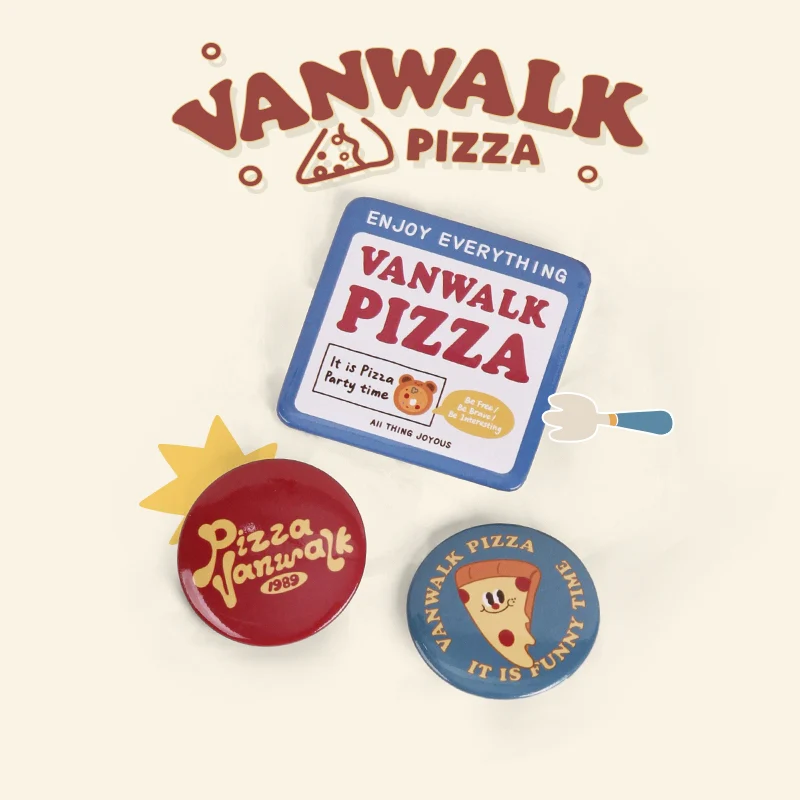 Vanwalk Pizza Customized Badge K548 - Image 4