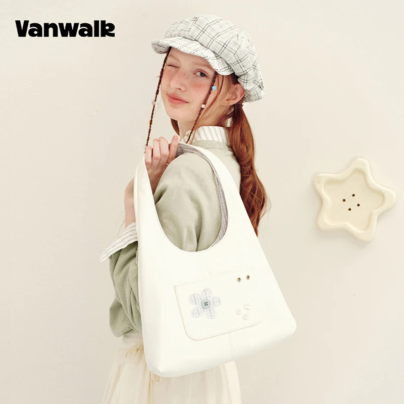 VANWALK Planner House Double-Sided Tote Bag/Shoulder Bag v3026