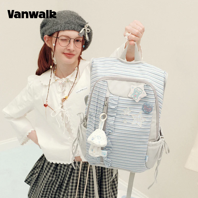VANWALK Planner House Large-Capacity Book Backpack v3022 - Image 3