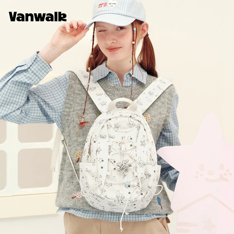 VANWALK Planner House Lightweight Mini Backpack v3030 - Image 3