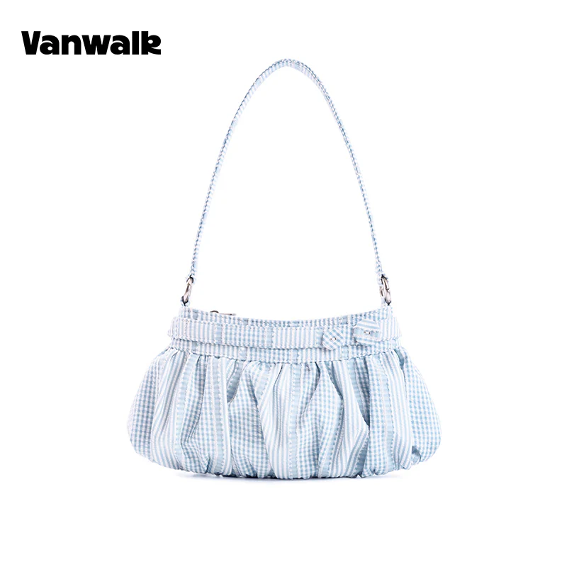 VANWALK Planner House Pleated Underarm Bag v3020 - Image 9