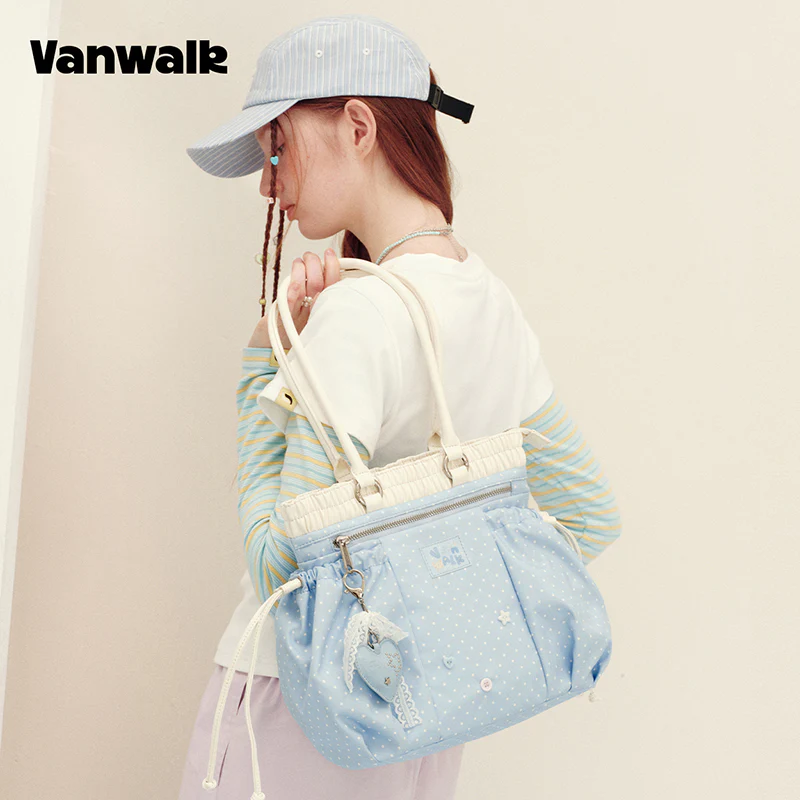 VANWALK Planner House Stylish Drawstring Tote Bag v3003 - Image 6