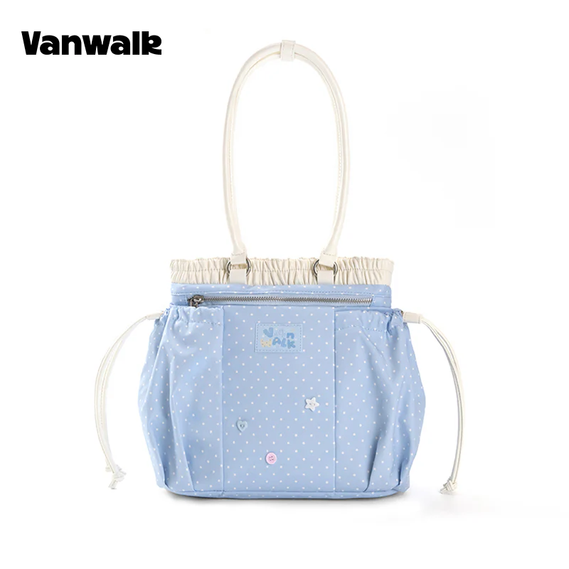 VANWALK Planner House Stylish Drawstring Tote Bag v3003 - Image 8