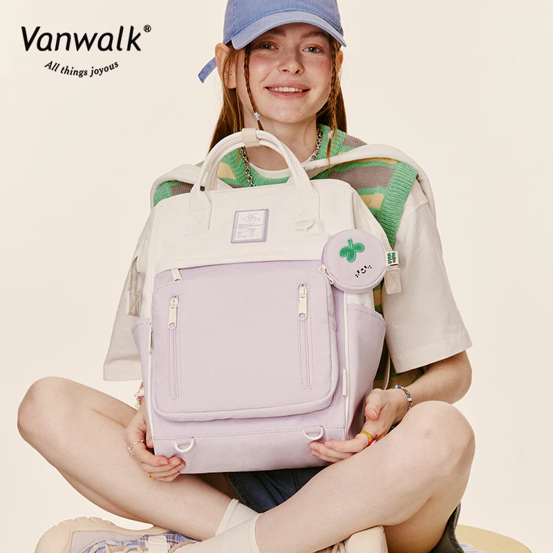 Vanwalk Water-Resistant FUN MARKET backpack V2810 - Image 5
