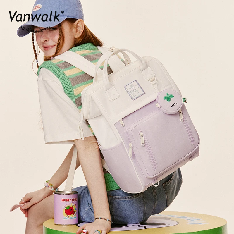 Vanwalk Water-Resistant FUN MARKET backpack V2810 - Image 6