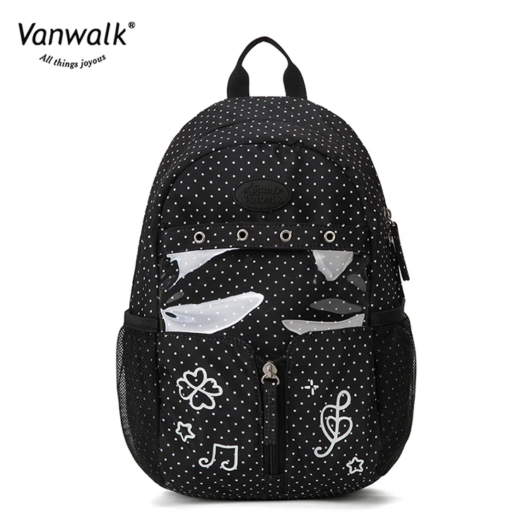 Vanwalk Multi-Pockets Happy Band Backpack V2901 - Image 8