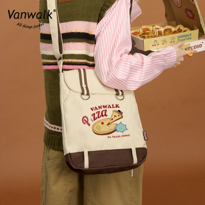 Vanwalk Lightweight Pizza Crossbody Bag V2859 - Image 2