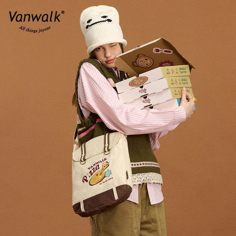 Vanwalk Lightweight Pizza Crossbody Bag V2859 - Image 3