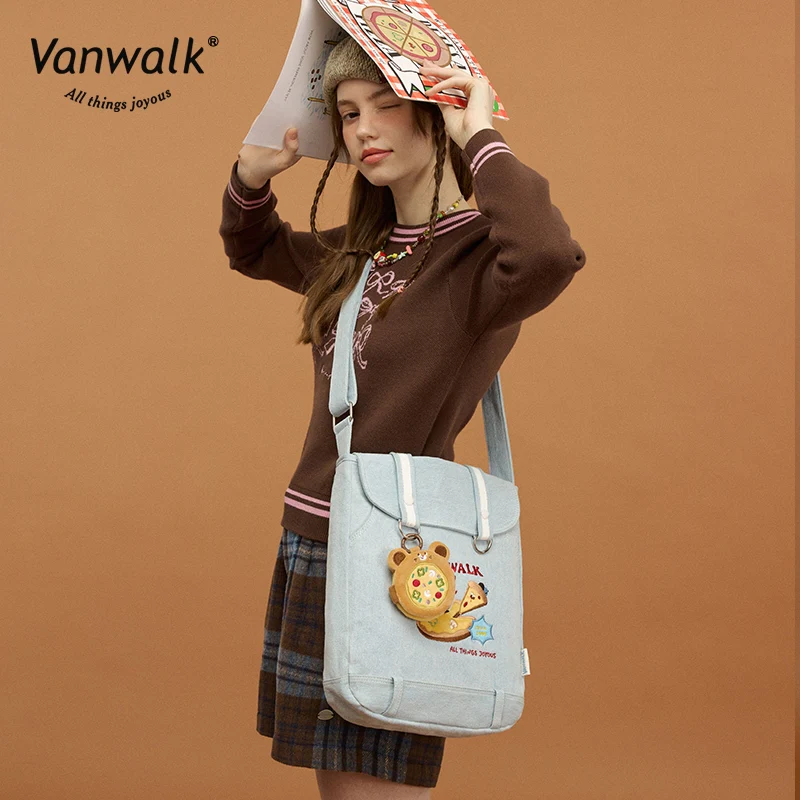 Vanwalk Lightweight Pizza Crossbody Bag V2859 - Image 4