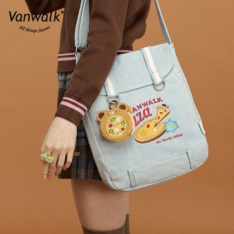Vanwalk Lightweight Pizza Crossbody Bag V2859 - Image 5