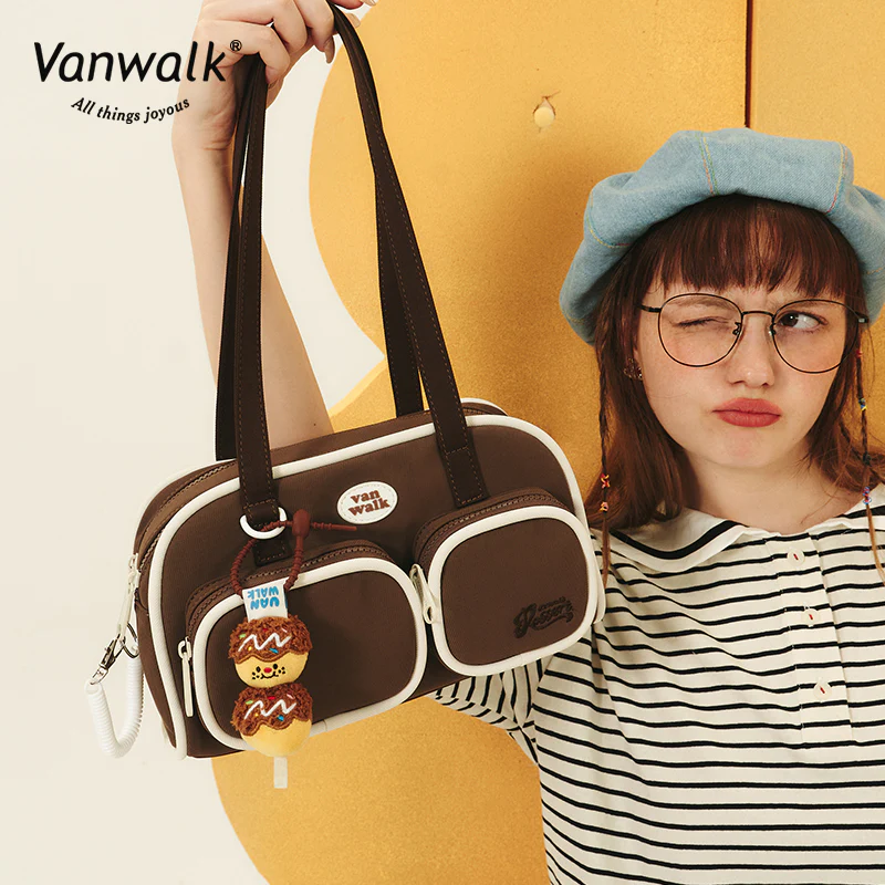 Vanwalk Water-Resistant Summer Afternoon Tea Shoulder Bag V2629