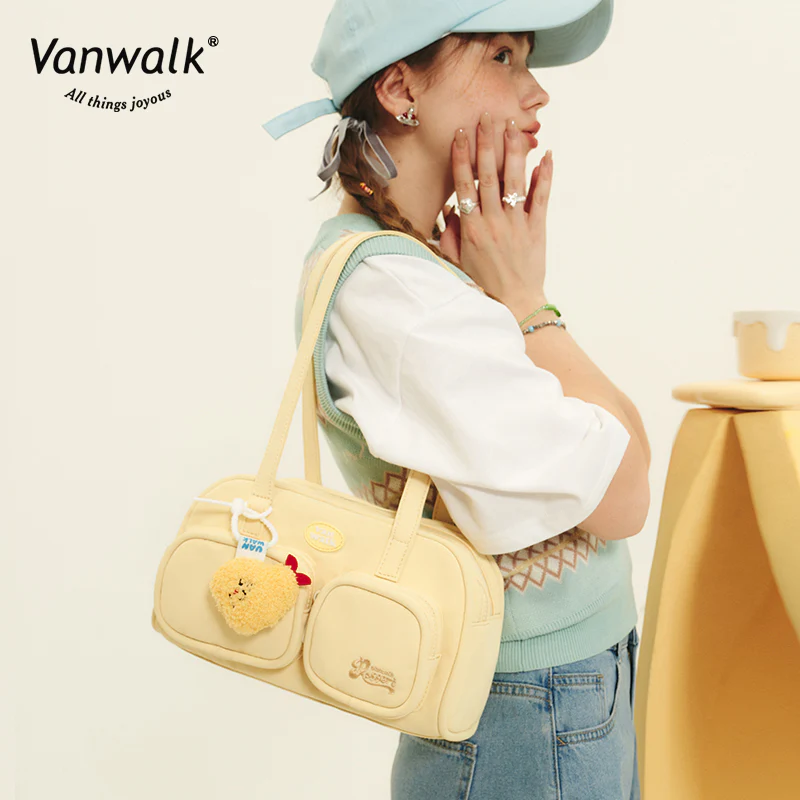 Vanwalk Water-Resistant Summer Afternoon Tea Shoulder Bag V2629 - Image 5
