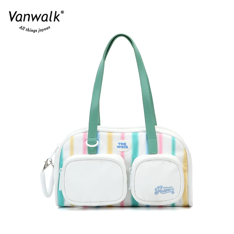 Vanwalk Water-Resistant Summer Afternoon Tea Shoulder Bag V2629 - Image 8
