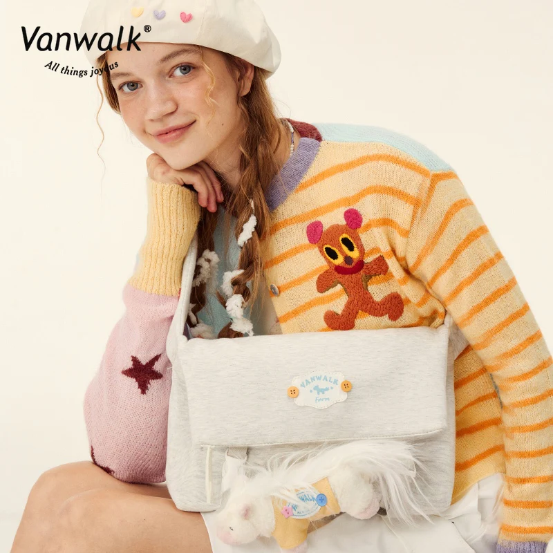 Vanwalk Casual Farm crossbody bag V2851 - Image 4