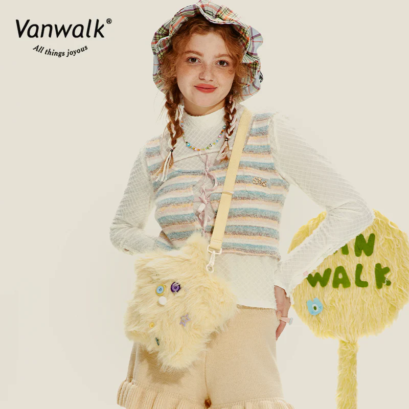 Vanwalk Fashion Mao Monster Crossbody Bag V2717 - Image 10