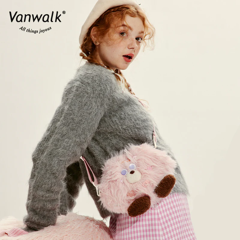 Vanwalk Fashion Mao Monster Crossbody Bag V2717 - Image 3