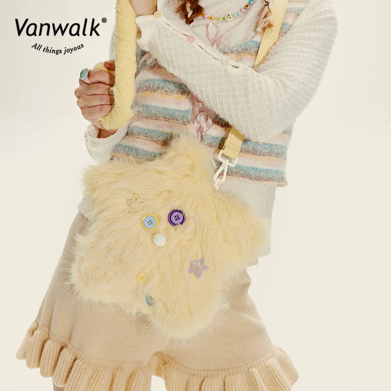 Vanwalk Fashion Mao Monster Crossbody Bag V2717 - Image 9