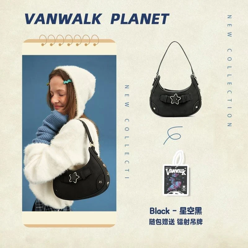 Vanwalk Water-Resistant Space Rabbi shoulder bag V2573 - Image 10