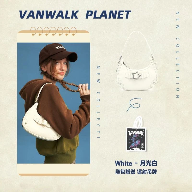 Vanwalk Water-Resistant Space Rabbi shoulder bag V2573 - Image 12