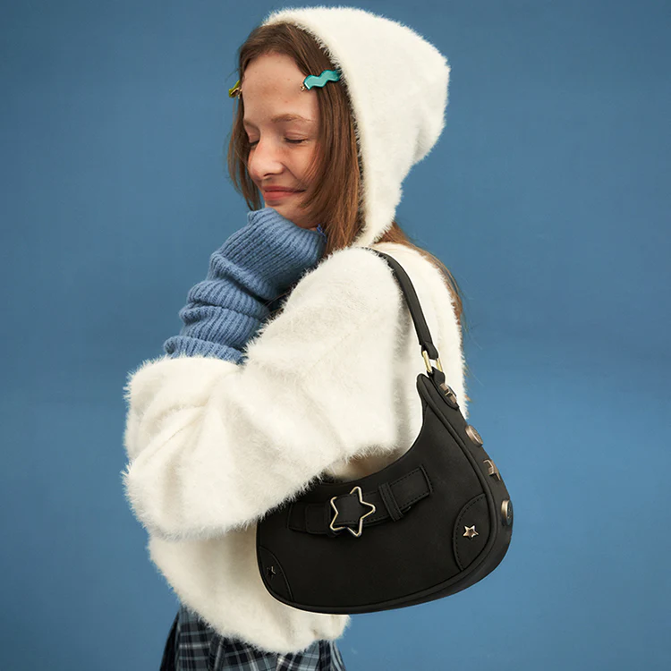 Vanwalk Water-Resistant Space Rabbi shoulder bag V2573 - Image 9