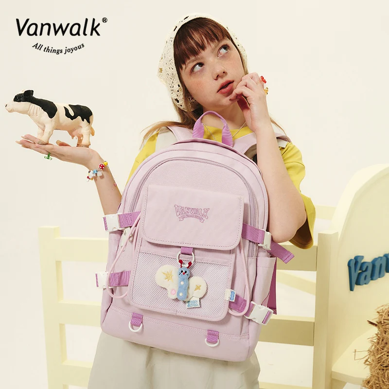 Vanwalk Large Capacity Spring Ranch Student Backpack V2611 - Image 2