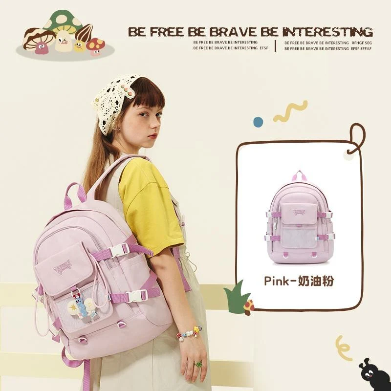 Vanwalk Large Capacity Spring Ranch Student Backpack V2611 - Image 7
