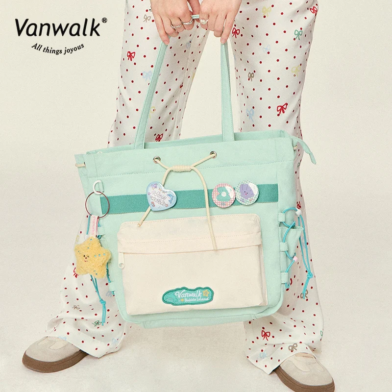 Vanwalk Spacious Bubble Island shoulder bag V2823 - Image 7